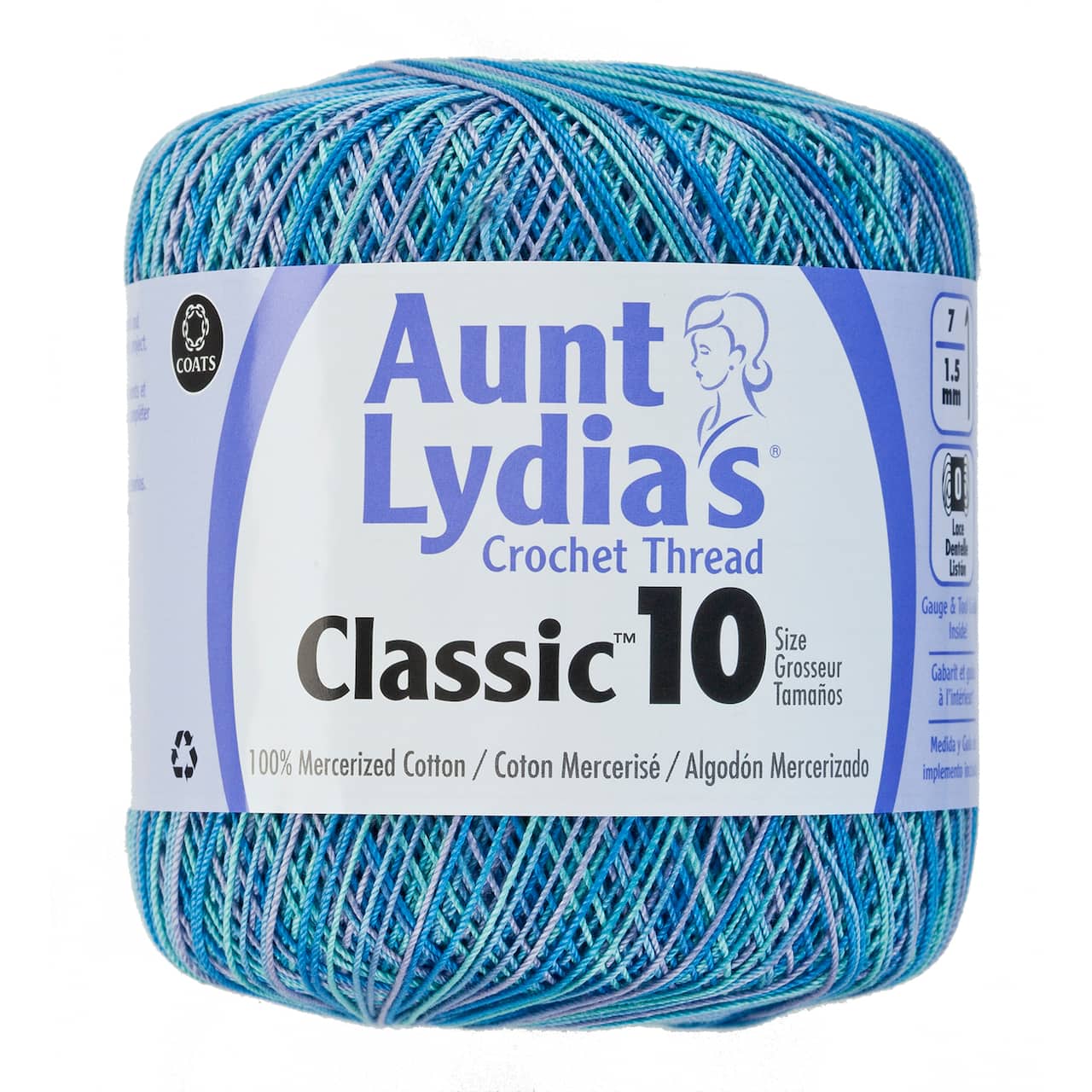 15 Pack: Aunt Lydia's® Classic Cotton Crochet Thread